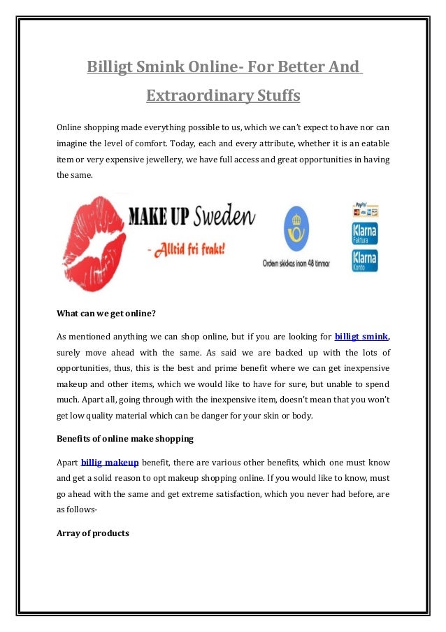 benefit smink sverige benefit smink sverige